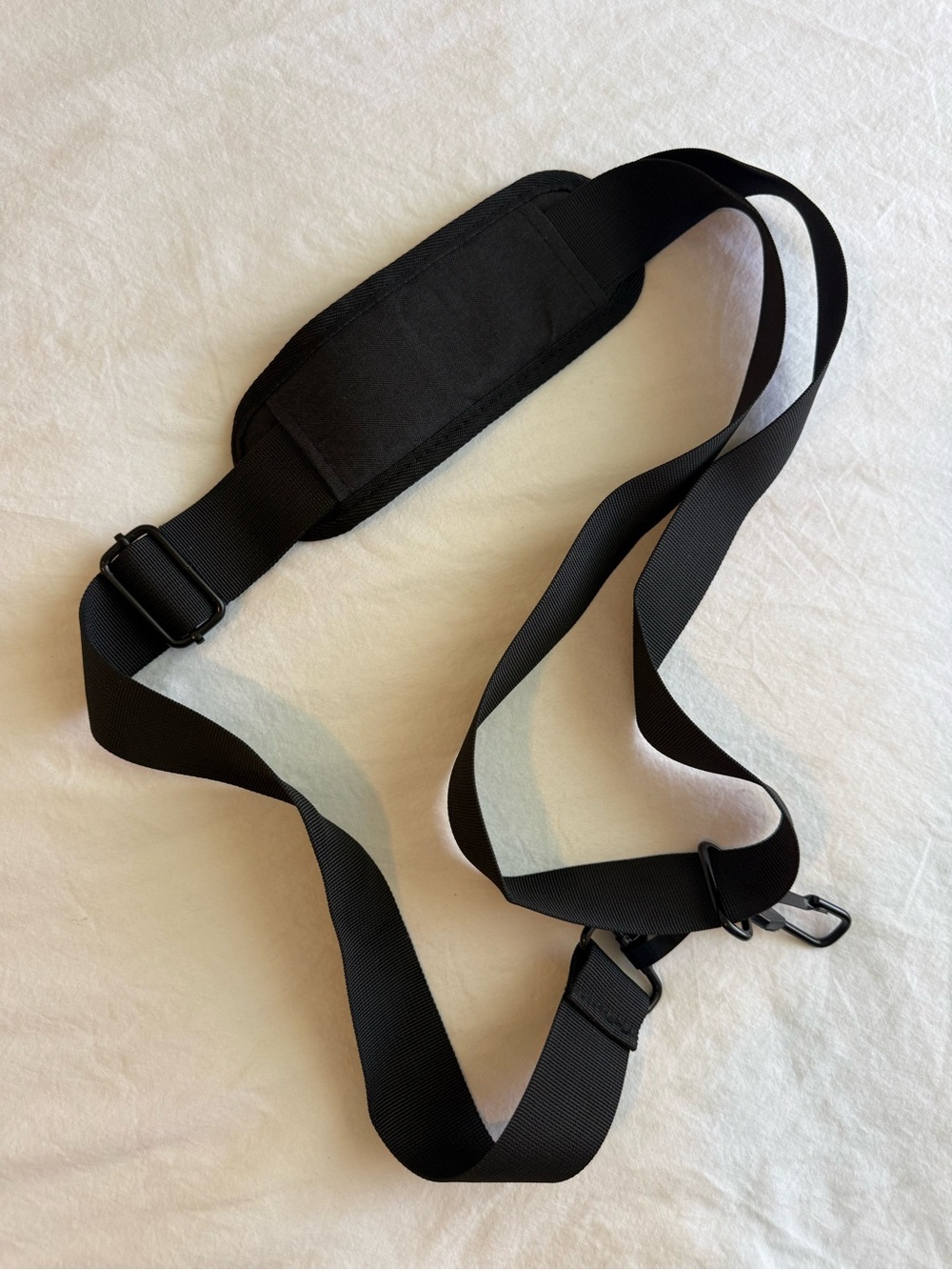 Black Adjustable Crossbody Strap for Men